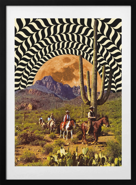 Illusionary Cowboys - Art Print by Taudalpoi