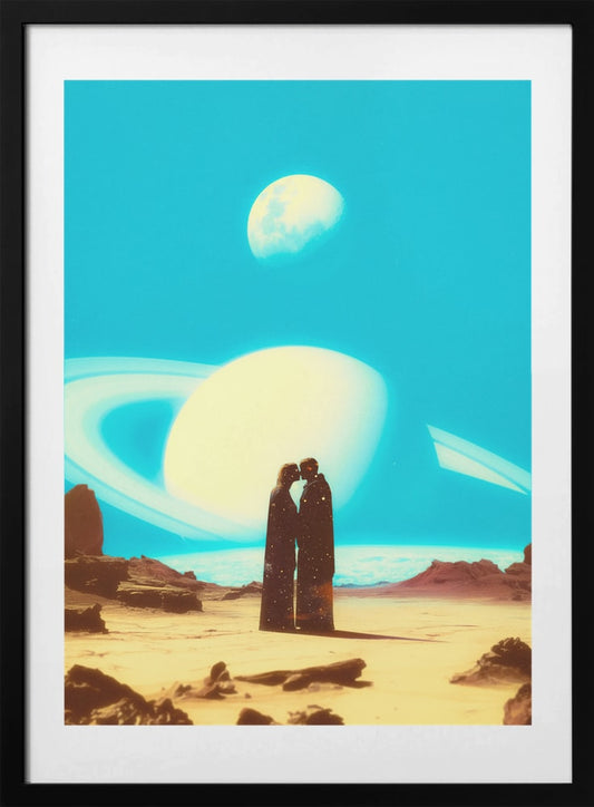Falling In Love On Mars - Art Print by Taudalpoi