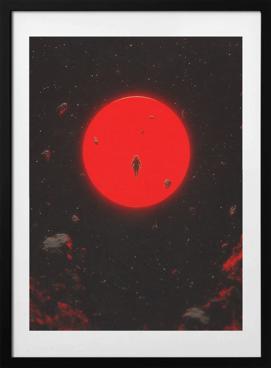 Red Moon - Art Print by Taudalpoi