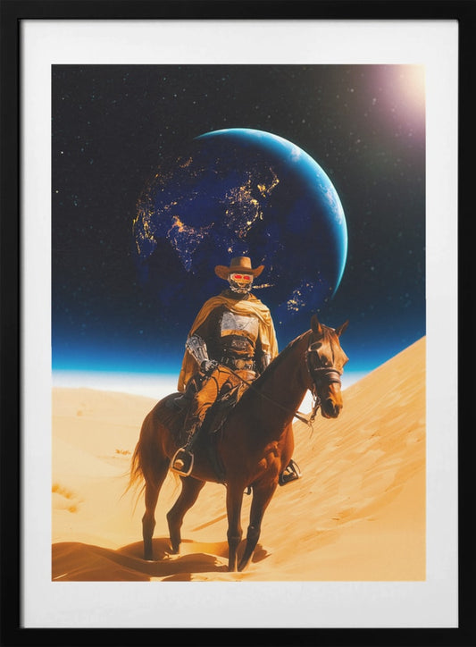 Space Cyborg - Art Print by Taudalpoi
