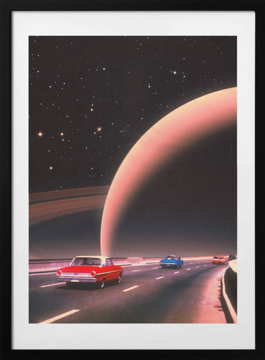 Saturn Traffic - Art Print by Taudalpoi