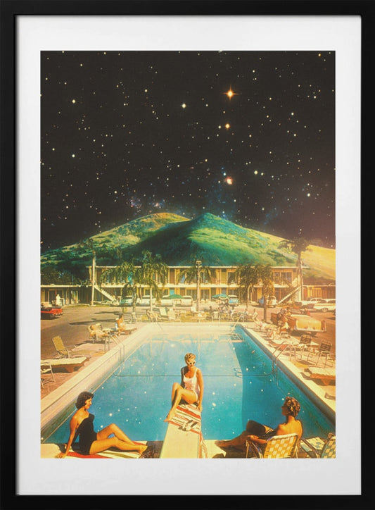 Space Pool - Art Print by Taudalpoi