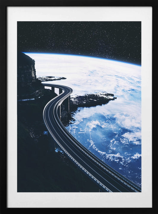 Road To Infinity - Art Print by Taudalpoi