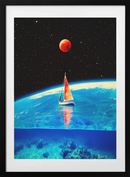 Sailboat 1 - Art Print by Taudalpoi