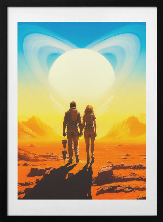 Saturn Love - Art Print by Taudalpoi