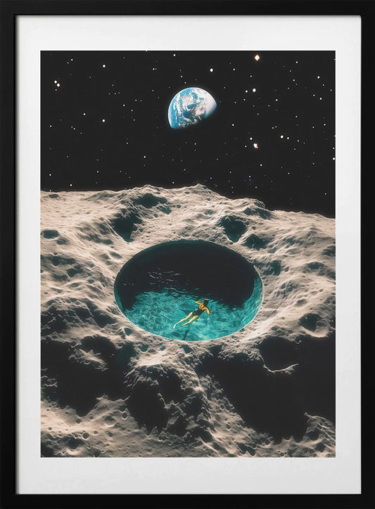 Crater Pond - Art Print by Taudalpoi