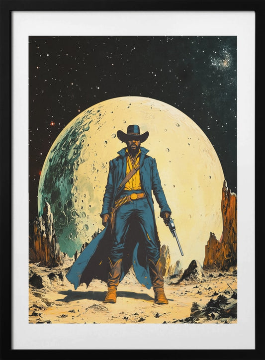 Cosmic Sheriff - Art Print by Taudalpoi