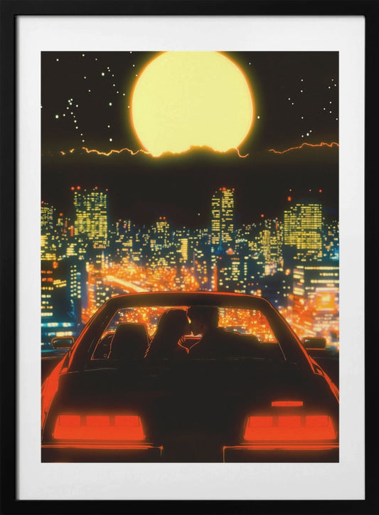 Love Over Japan - Art Print by Taudalpoi