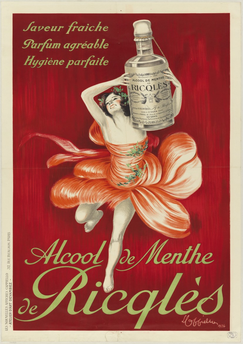 RICQLES POSTER: Vintage French Drink Art Print