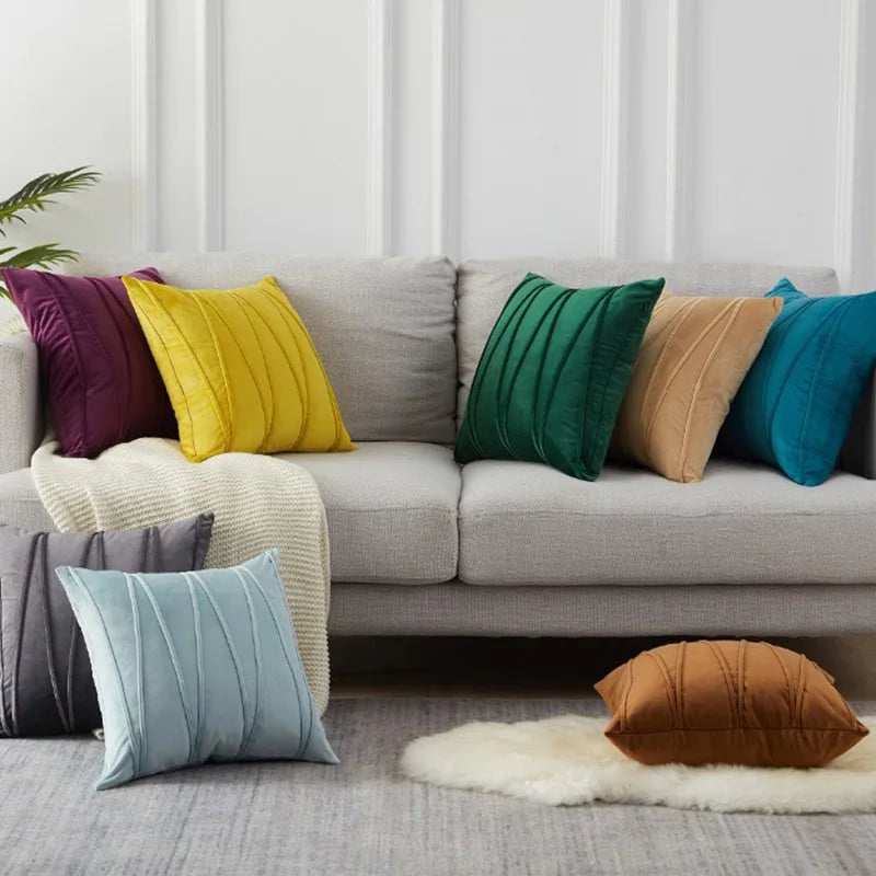 Velvet Cushion Covers: Range of Colours, Timeless Home Decor