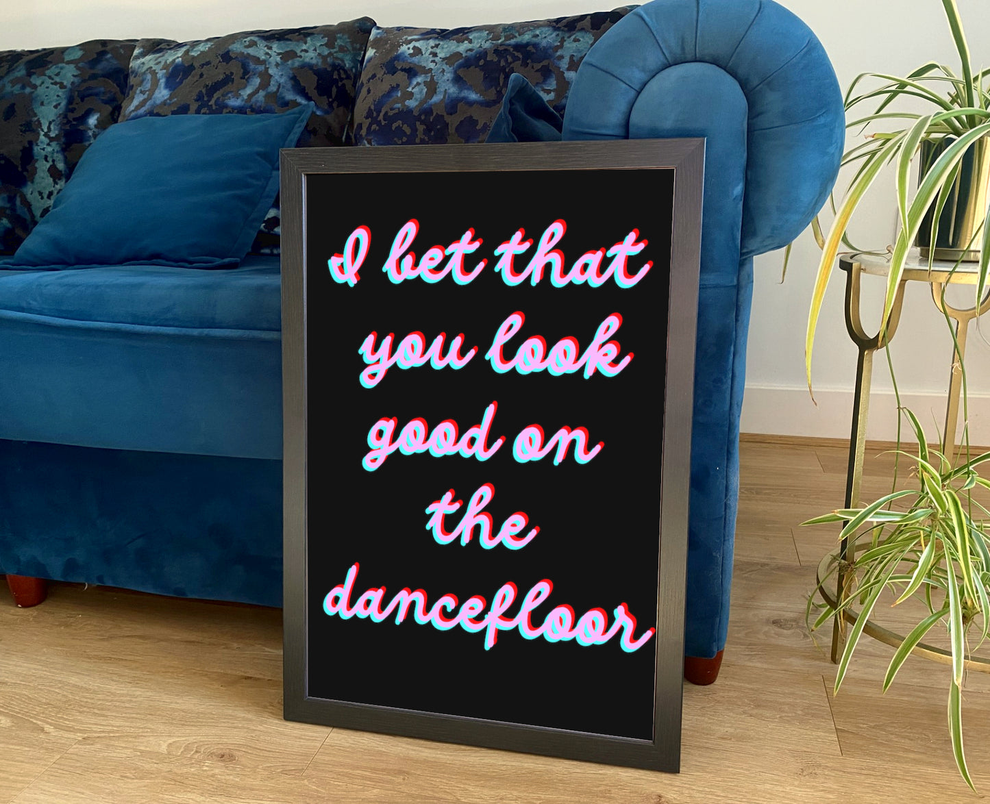 DANCEFLOOR POSTER: I Bet That You Look Good, Arctic Monkeys Music Lyric Art Print