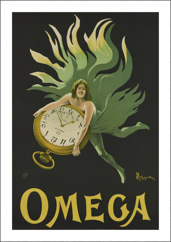 OMEGA POSTER: Vintage Watch Advertisement Print by Cappiello