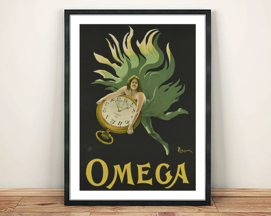 OMEGA POSTER: Vintage Watch Advertisement Print by Cappiello