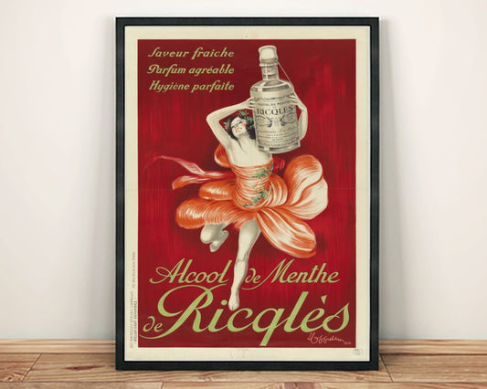 RICQLES POSTER: Vintage French Drink Art Print