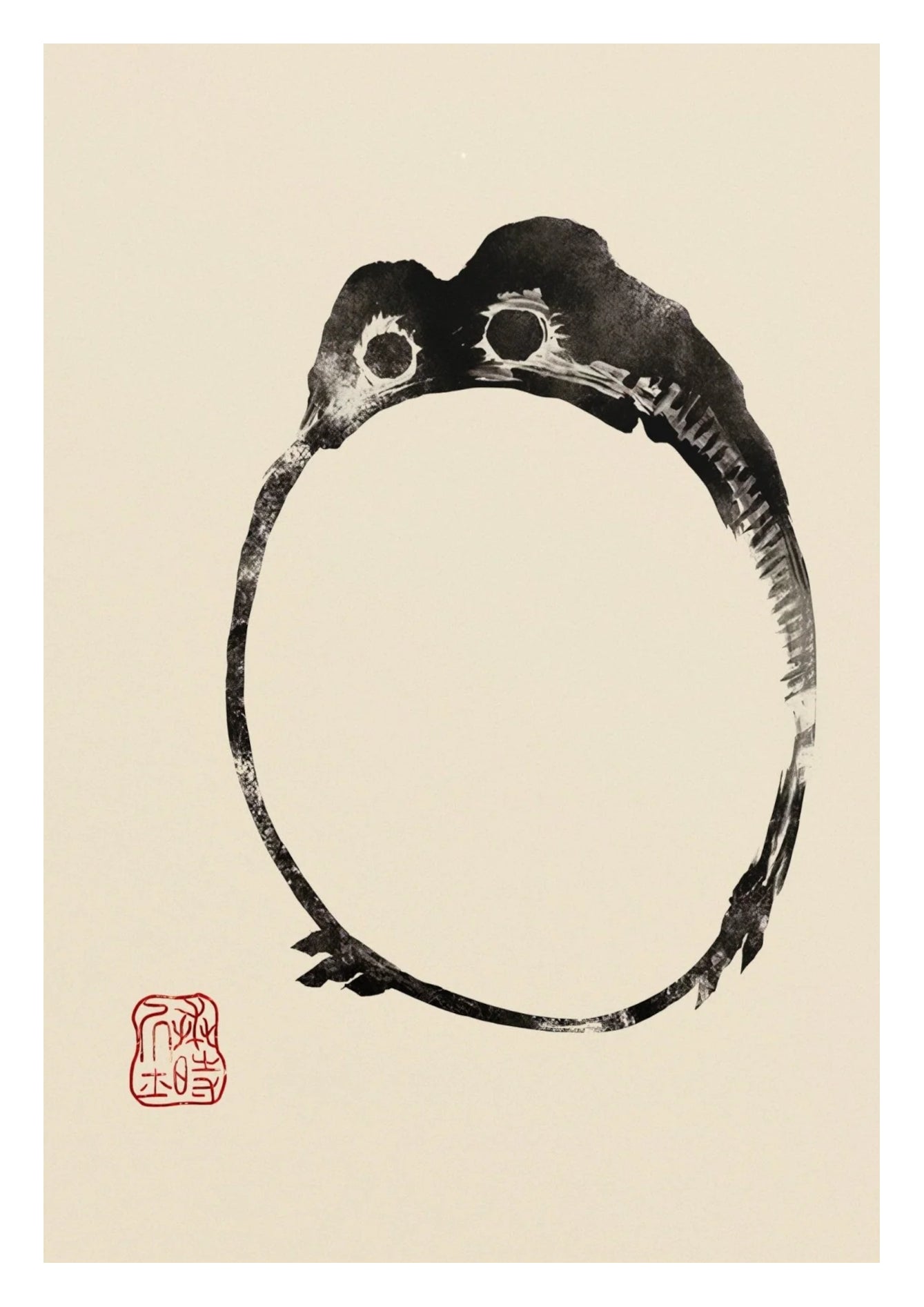 FROG PRINTS: Vintage Japanese Woodblock Art by Matsumoto Hoji