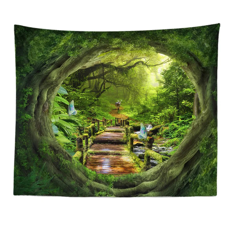 Wall Tapestry: Background Scenery Wall Hanging Mural