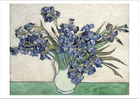 VAN GOGH PRINT: Irises, 1890, Fine Art Print