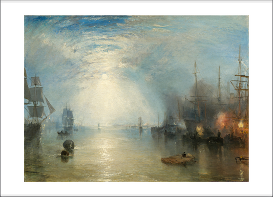 JMW TURNER: Keelmen Heaving in Coals by Moonlight, Fine Art Print
