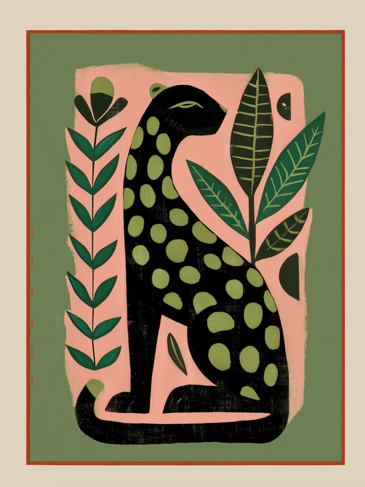 SPOTTED CAT - Art Print by Branka Kodžoman