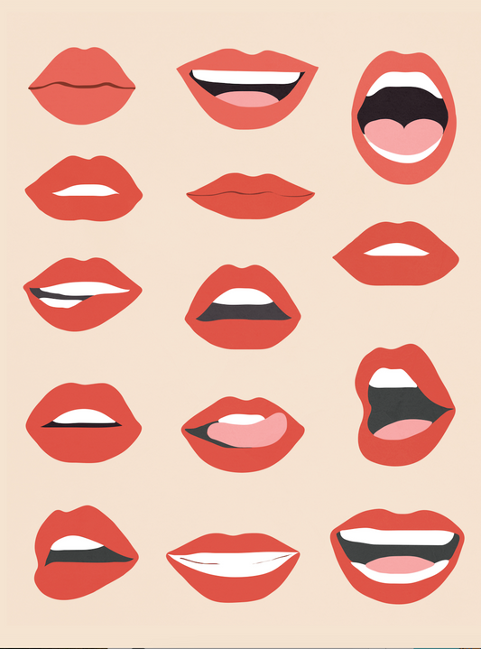 LIPS - Art Print by Branka Kodžoman