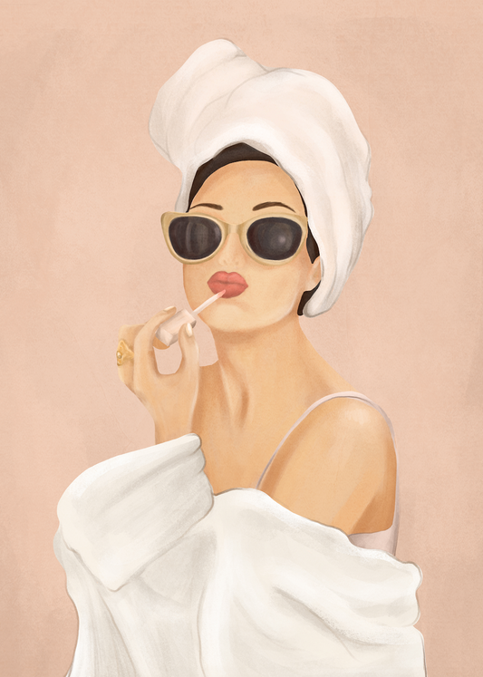 MORNING ROUTINE - Art Print by Branka Kodžoman