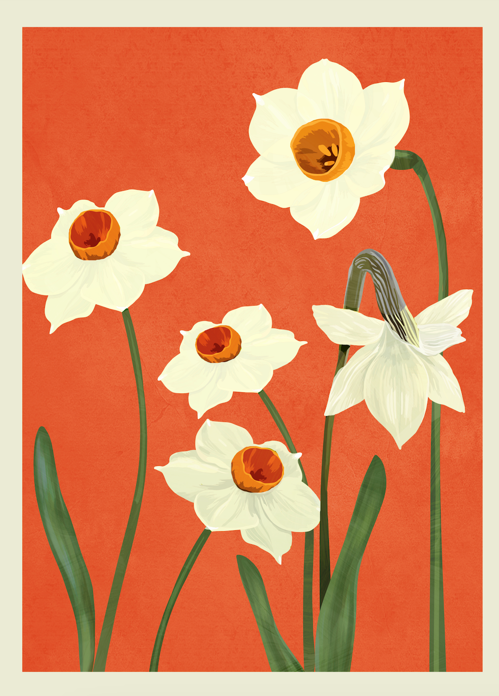 BEAUTIFUL SUMMER FLOWERS - Art Print by Branka Kodžoman