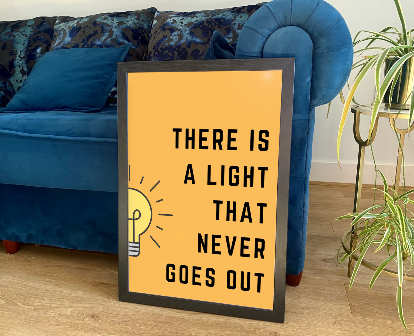 SMITHS SONG POSTER: There is a Light that Never Goes Out Music Lyric Art Print