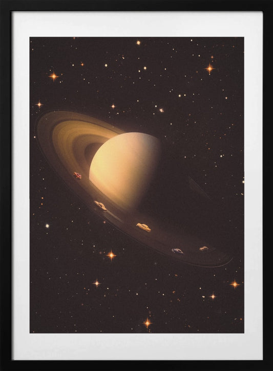 Saturn Riders I - Art Print by Taudalpoi