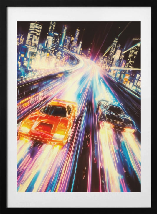 Street Racers - Art Print by Taudalpoi