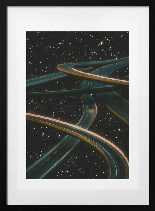 Driving Alone Thinking of You - Art Print by Taudalpoi