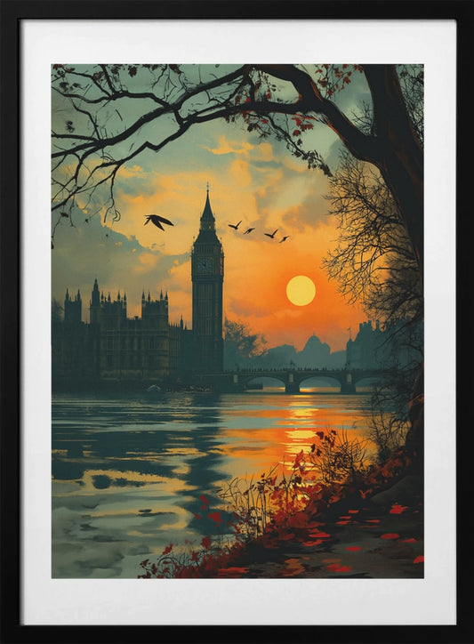 View from the Thames - Art Print by Taudalpoi