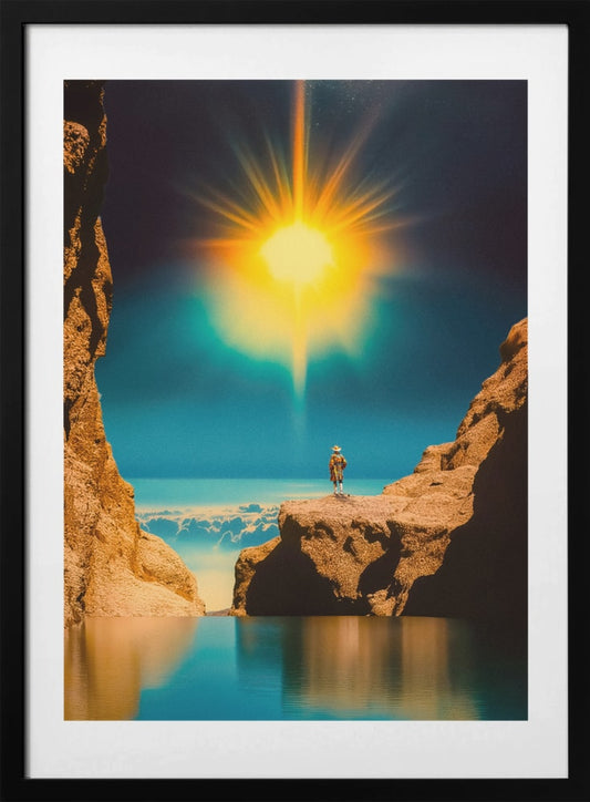 Voyager at the Edge of Light - Art Print by Taudalpoi