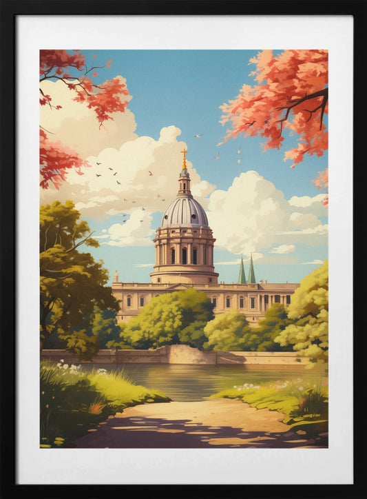 Oxford Travel Art - Art Print by Taudalpoi