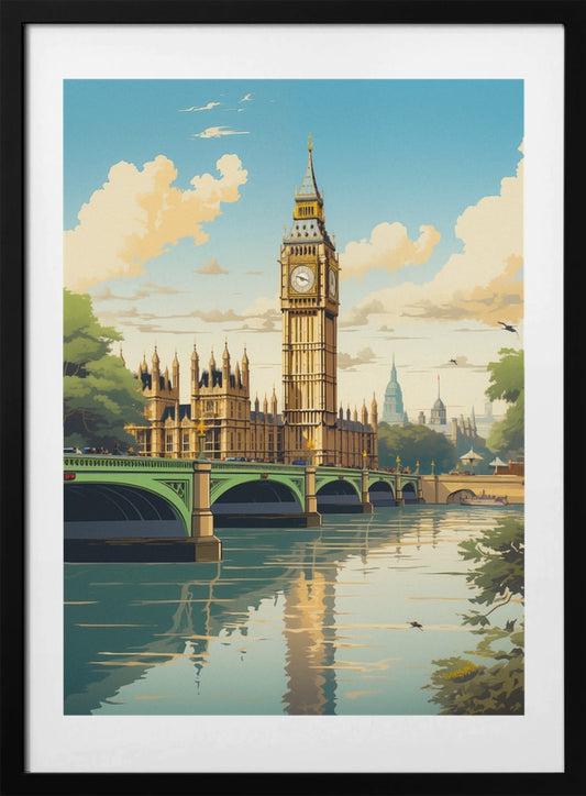 View of London - Art Print by Taudalpoi