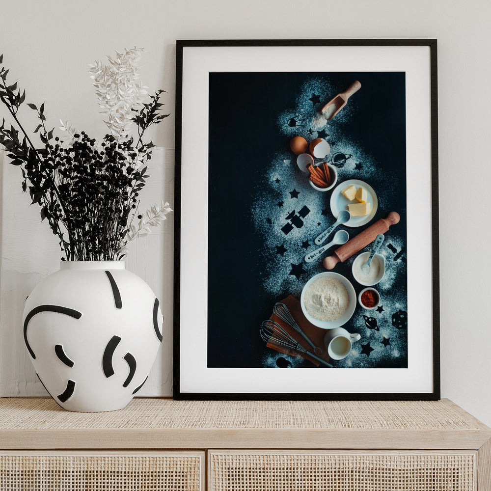Baking for stargazers - Art Print by Dina Belenko