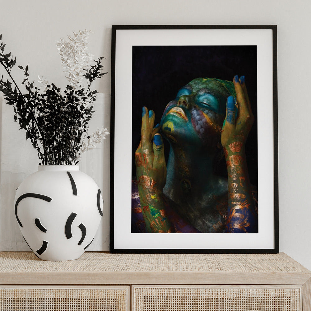 Fish and Oil - Art Print by Ivan Kovalev