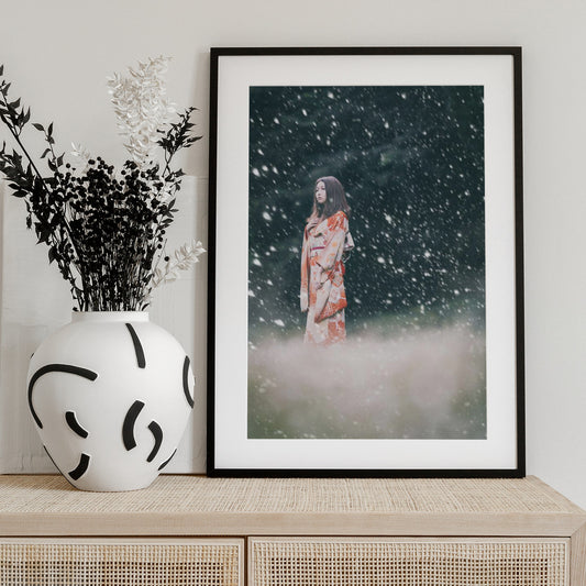 Princess in the Snow - Art Print by Daisuke Kiyota
