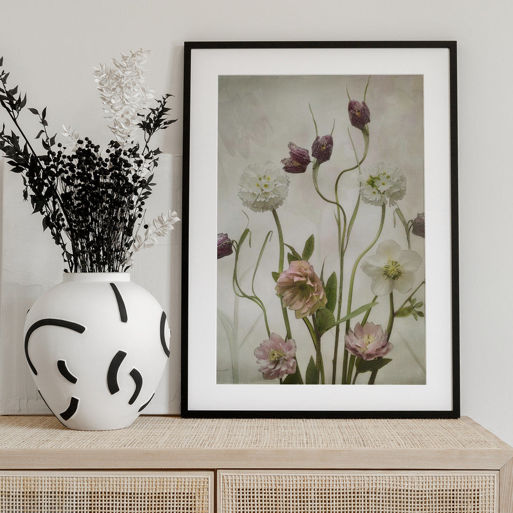 Spring Garden - Art Print by Sharon Williams
