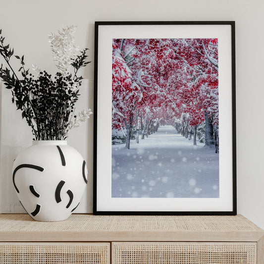 スノーメープル - Art Print by yuusei nagahata