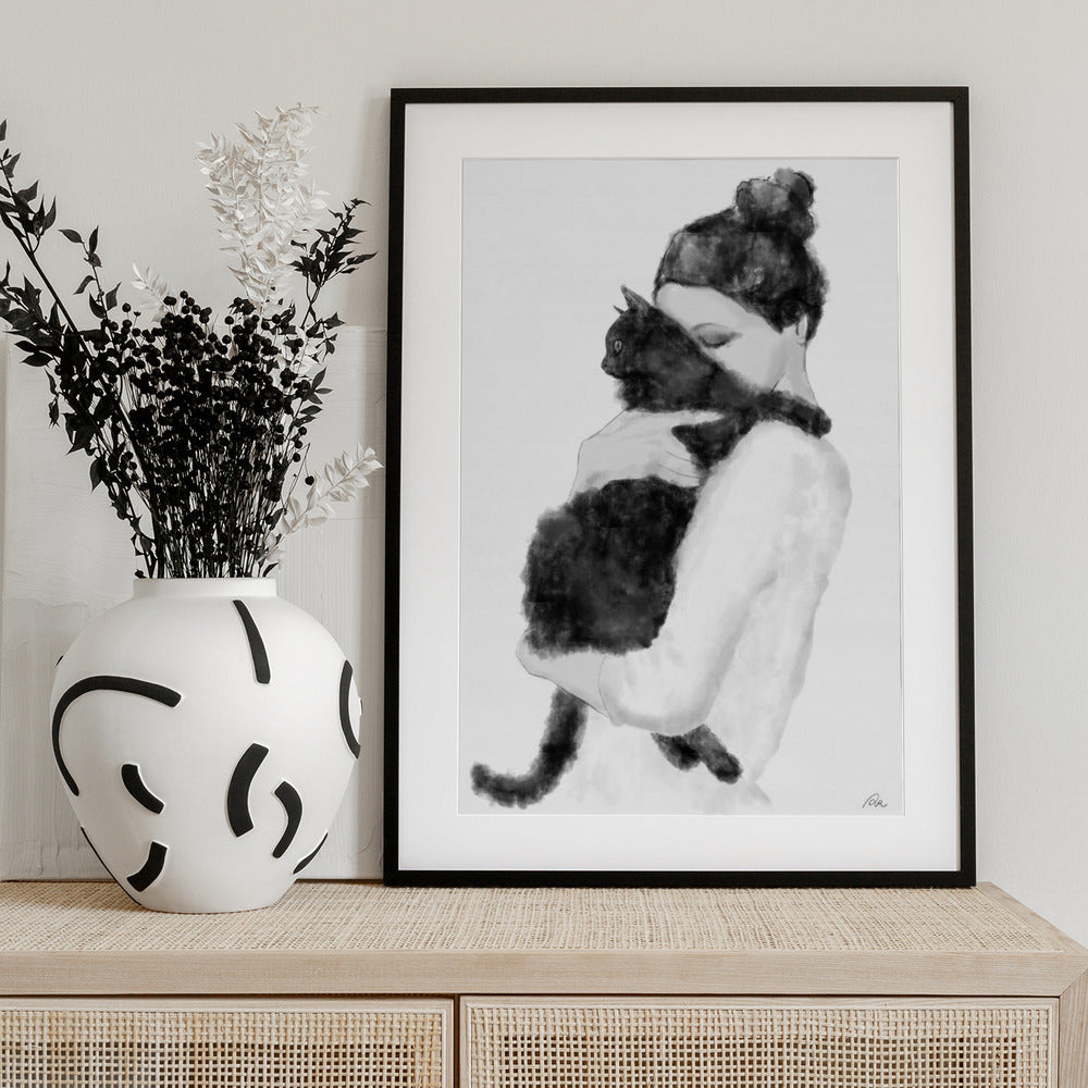 Cat Lover - Art Print by Pictufy Studio II