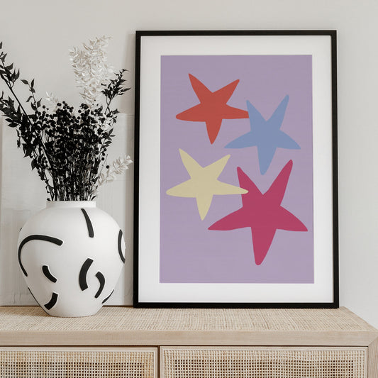 Four Stars 01 - Art Print by Pictufy Studio