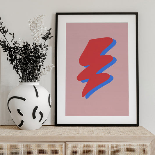 Lightning - Art Print by Pictufy Studio
