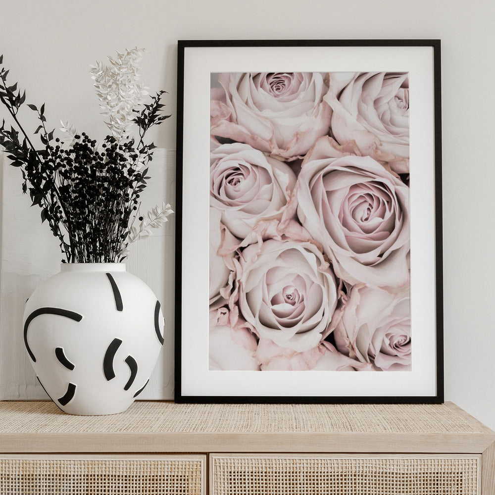Pink Roses No 01 - Art Print by Pictufy Studio III