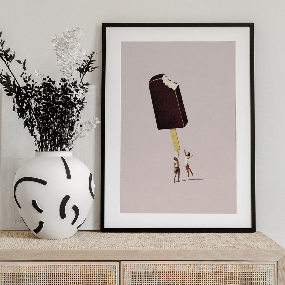 You treat me well - Art Print by Maarten Léon