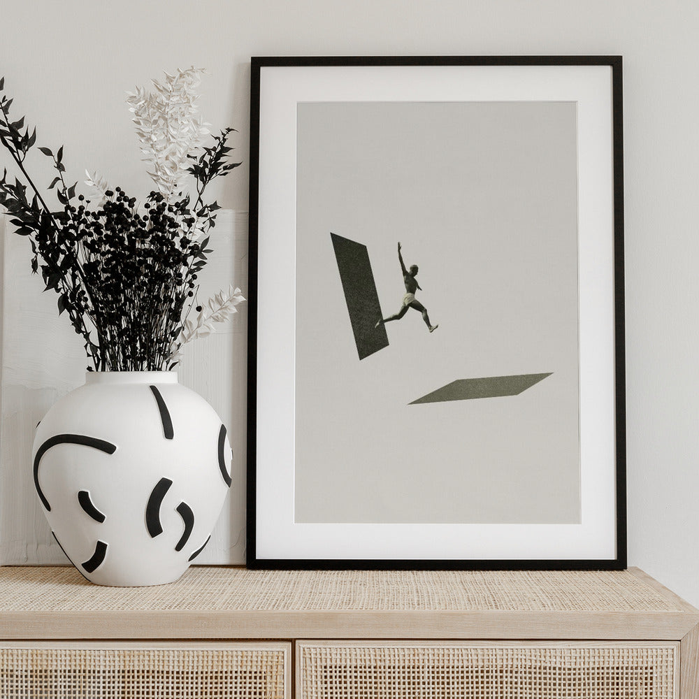 Not the one to wait - Art Print by Maarten Léon