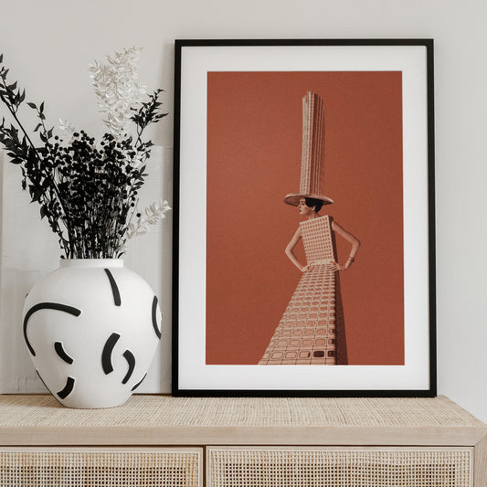 City girl - Art Print by Maarten Léon