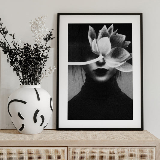 Pain like a flower blossom - Art Print by Ingrida Urbonavičienė
