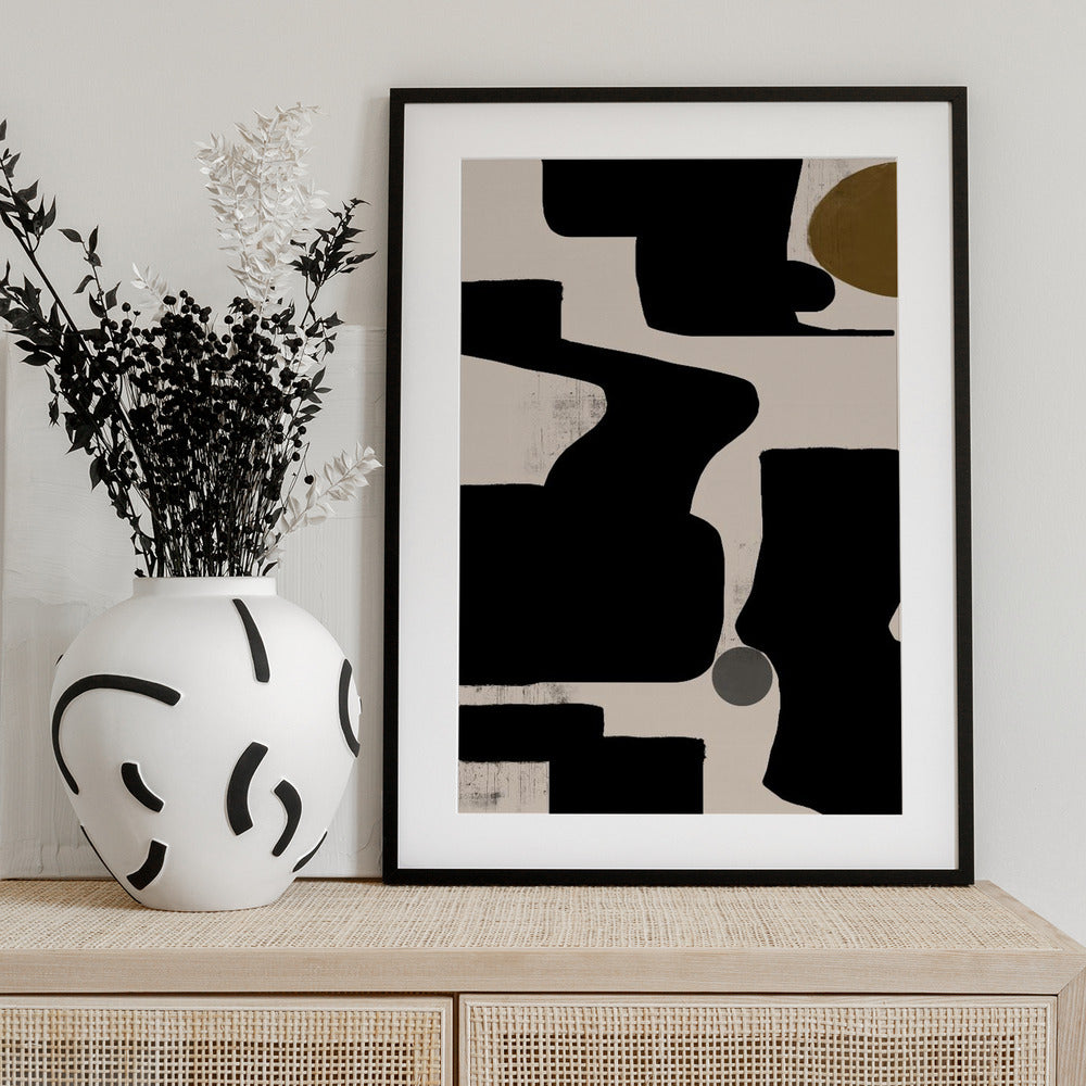 Curves and Shadows - Art Print by THE MIUUS STUDIO