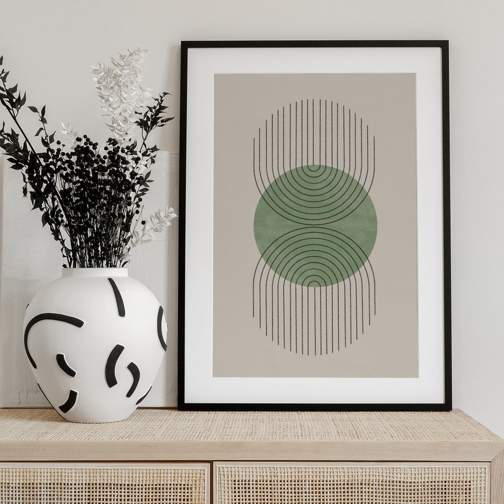 Symmetrical Waves - Art Print by THE MIUUS STUDIO