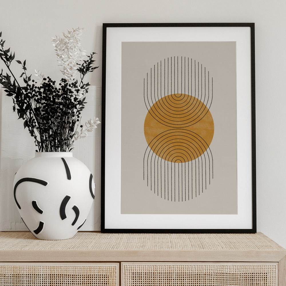 Symmetric Waves - Art Print by THE MIUUS STUDIO